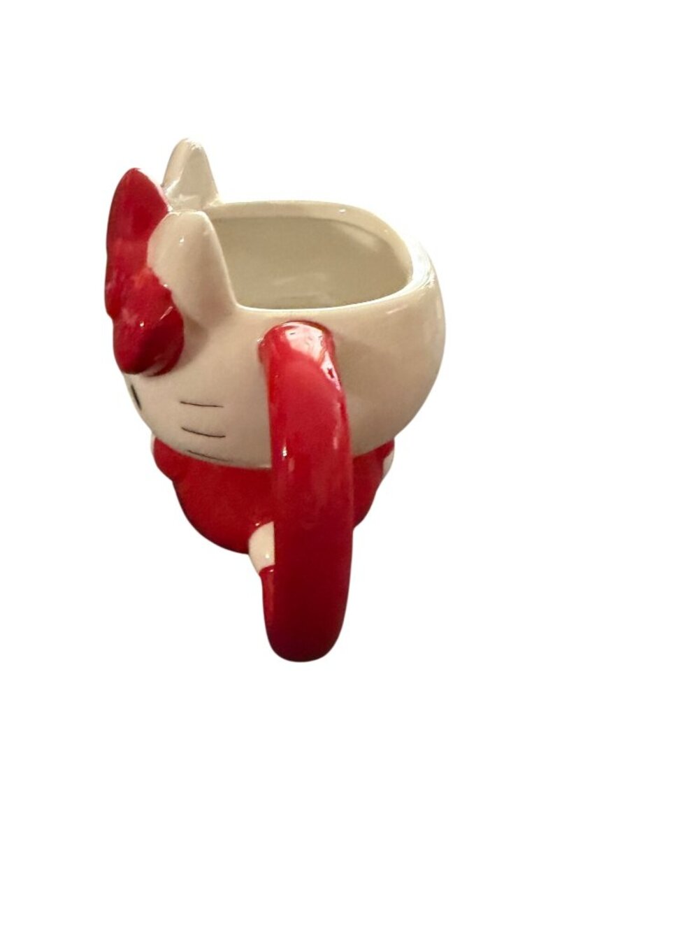 Hello Kitty Ceramic Mug By Zak! Red & White 13+ Collectible Cup Hand Wash Only - Picture 4 of 5
